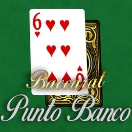 Baccarat - Punto Banco slot logo by Red Tiger Gaming at Vegasino Casino