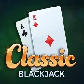 Classic Blackjack online game logo by Red Tiger Gaming on vegasinoonline.casino