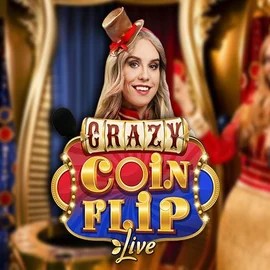 Try Crazy Coin Flip slot by Evolution on vegasinoonline.casino – logo image
