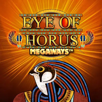 Eye of Horus Megaways logo by Blueprint Gaming Vegasino Casino