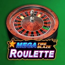 Mega Fire Blaze Roulette logo – Table Games by Playtech at Vegasino Casino