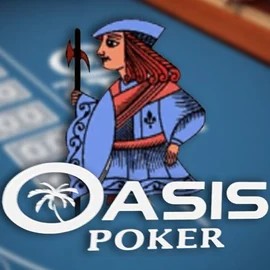 Enjoy Oasis Poker by Nucleus Gaming – logo hosted on vegasinoonline.casino