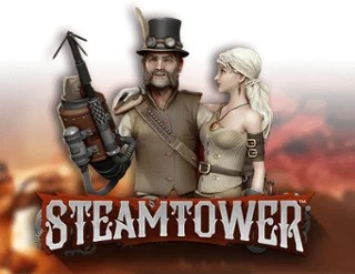 Steam Tower Slot game by NetEnt – logo hosted on Vegasino Casino
