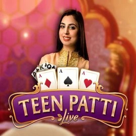 Teen Patti online game logo by Evoplay on vegasinoonline.casino