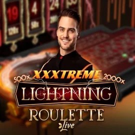XXXtreme Lightning Roulette logo by Evolution Vegasino Casino